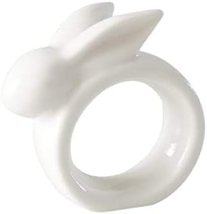 Easter Rabbit Napkin Rings Set of 4