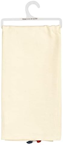 God Bless America Patriotic Embroidered Dish Towel