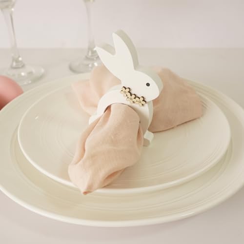 Easter Bunny Napkin Rings 6pc