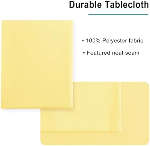 Hiasan Rectangle Tablecloth - Durable for 6-Foot Tables