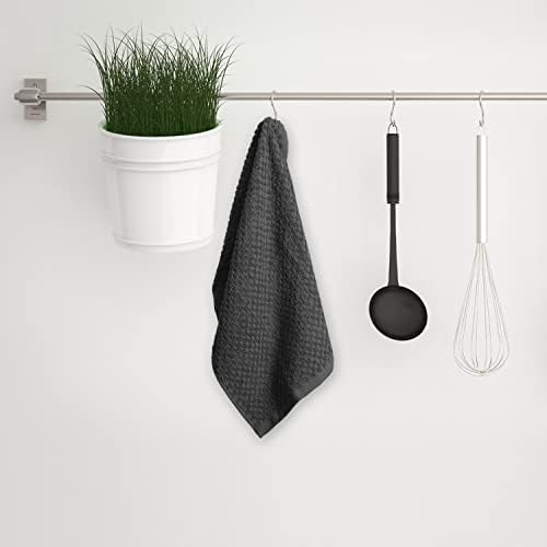 Infinitee Xclusives Kitchen Towels Soft Absorbent 100 Cotton Set of 6