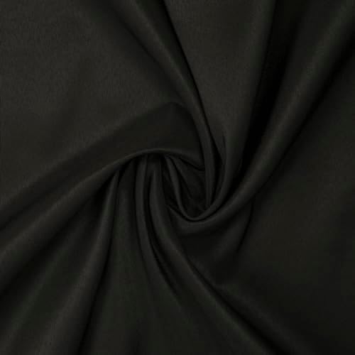 Stylish 52x52 Black Tablecloth for Small Tables