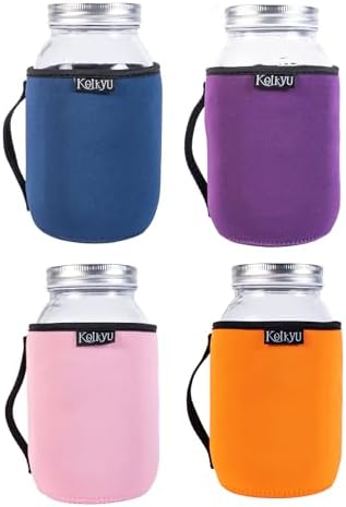 Veggie 32oz Mason Jars Sleeves