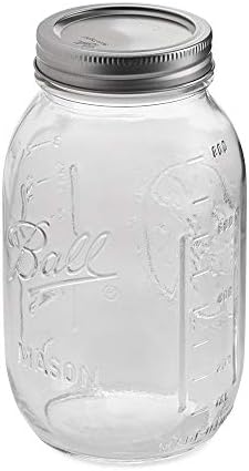 12 Piece Canning Jars with Clear Glass Safe for Home Cooking