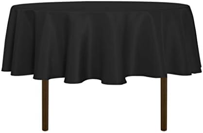 Sancua 60-inch Round Tablecloth - Durable Water-Resistant for Dining Camping