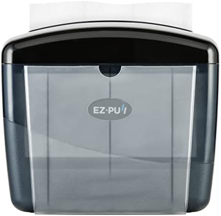 EZ-Pull Tabletop Napkin Dispenser for Restaurants Pearl Black