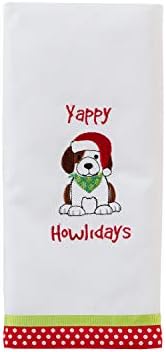 Yappy Holidays 2-Piece Cotton Dish Towels Multicolored
