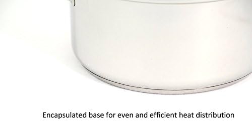 EXCELSTEEL 8 Quart 4 Piece Stainless Steel Cookware Set