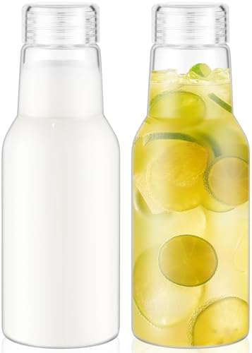 17oz Glass Bottles with Lids - High-Quality Storage Solutions