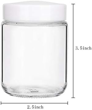 Suwimut 12-Piece Glass Mason Jars