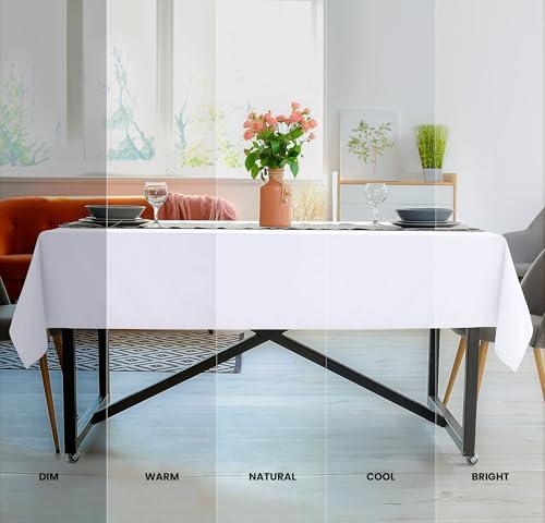 Utopia Kitchen 2-Pack Tablecloth 60x102 - Washable Durable for Dining
