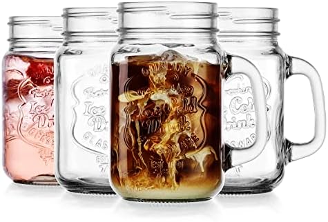Glavers Mason Drinking Jars Set of 4