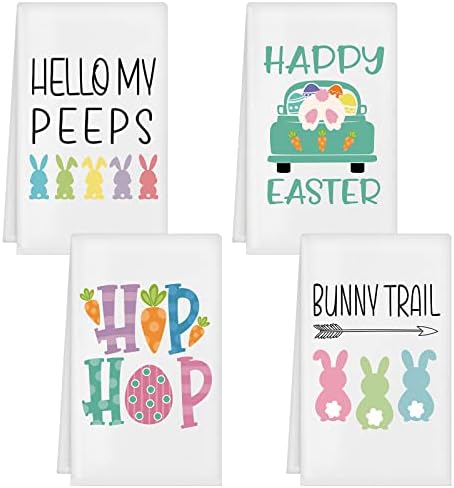 Happy Easter Kitchen Towels by Moukeren