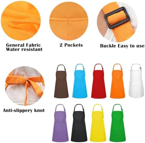 Kids Apron Set for Cooking Baking