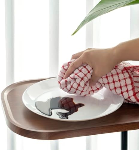 100 Cotton Kitchen Dish Towels 16x25 6Pack