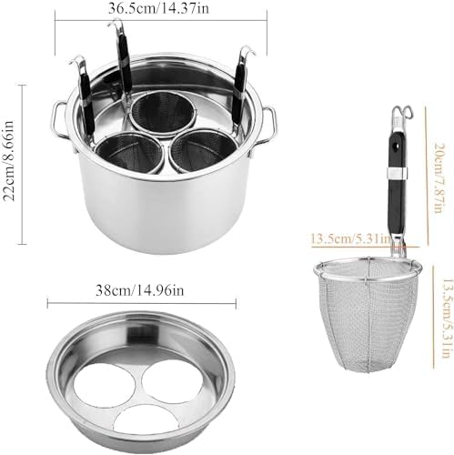 Stainless Steel Noodle Cooking Pot Multi-Purpose Pot