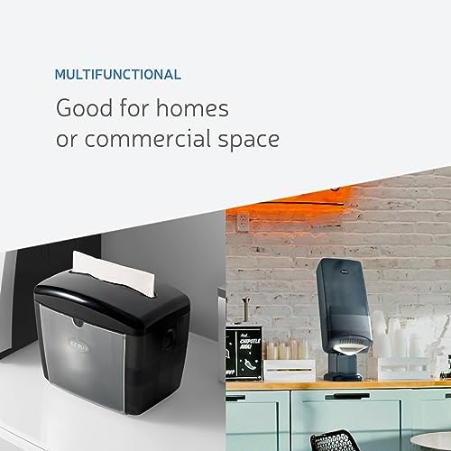 EZ-Pull Tabletop Napkin Dispenser for Restaurants Pearl Black