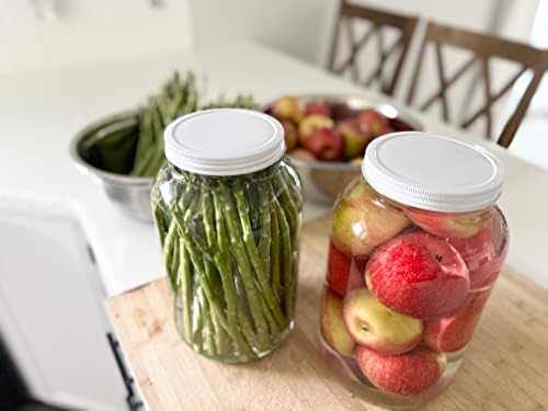 Kitchentoolz 1 Gallon Wide Mouth Mason Jars