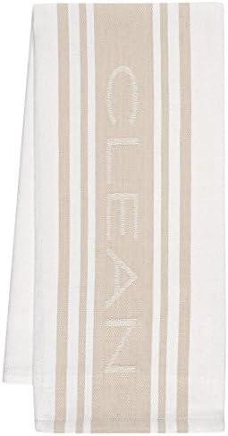 Mixed Traditional Center Band Cotton Oversized 20x30 Striped Dishtowel Set