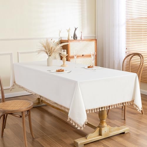 MYSKY HOME White rectangular tablecloth