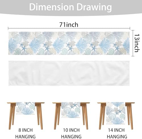 Elegant Linen Table Runner for Summer
