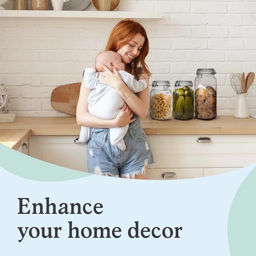 Secure Large Mason Jars with Lid