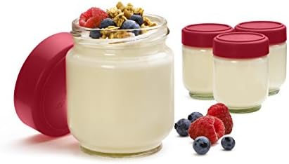 Cuisipro 6 Ounce Glass Jars Set of 4