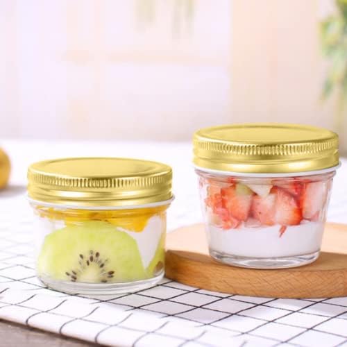 40-Piece Glass Jars Set for Checked Use