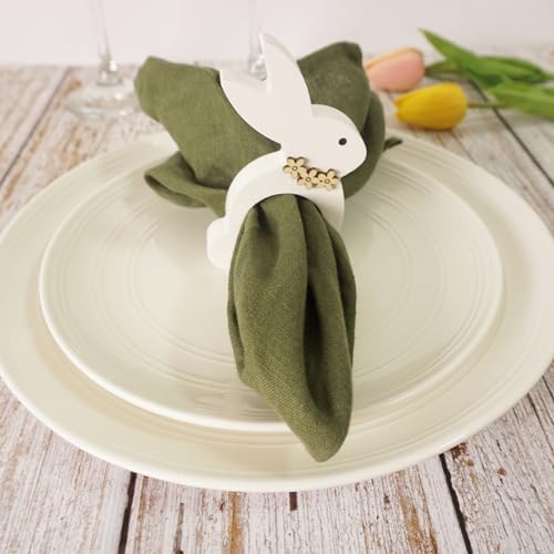 Easter Bunny Napkin Rings 6pc
