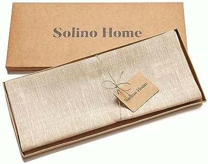 Solino Home Table Runner Pure Linen 14x36 Beautiful Design