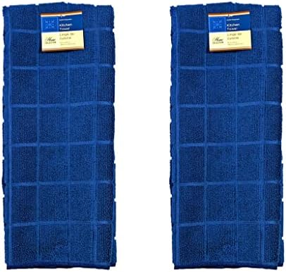 Hand Towel Set 2 Pack - Blue Kitchen Linens