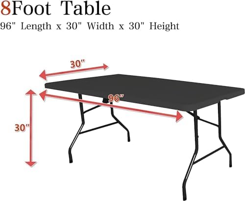 Sturdy Stretch Tablecloth for Folding Tables