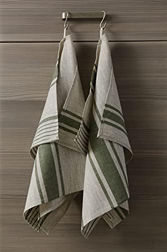 Pure Linen Kitchen Tea Towels Set of 2