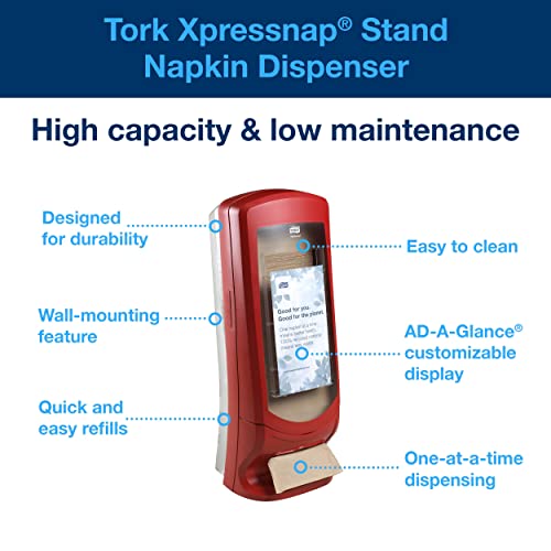 Tork Xpressnap Standing Dispenser for Home Kitchen Wall-Mounted