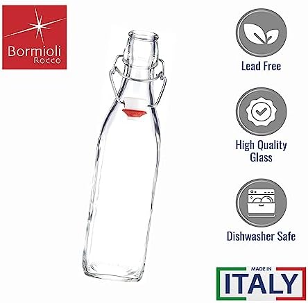 Bormioli Rocco Glass Swing Top Set 4x
