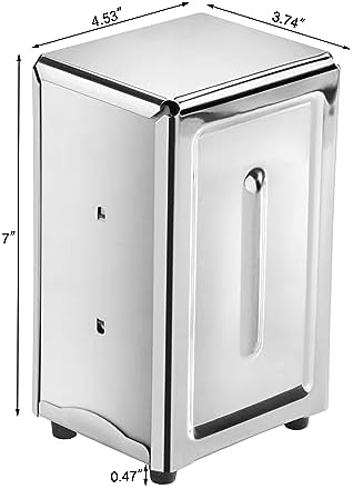 Sturdy Stainless Steel Napkin Dispenser