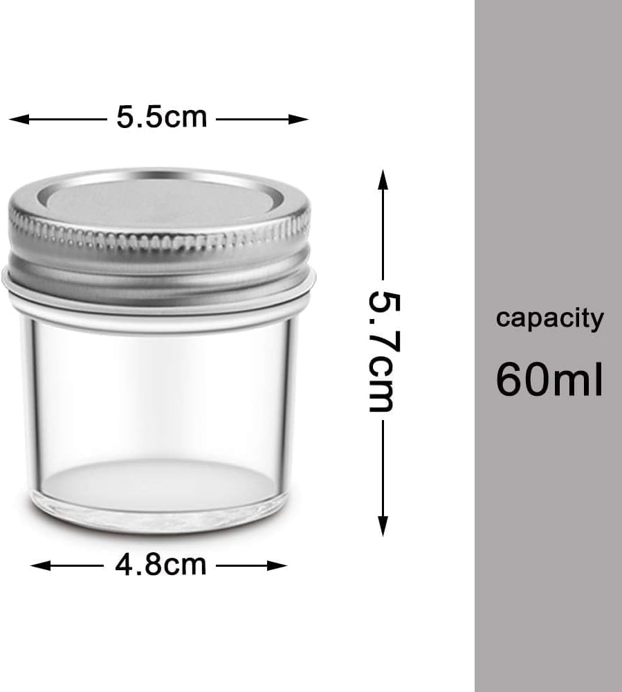 Vivid Mason Jars Set 16-Piece for Storage