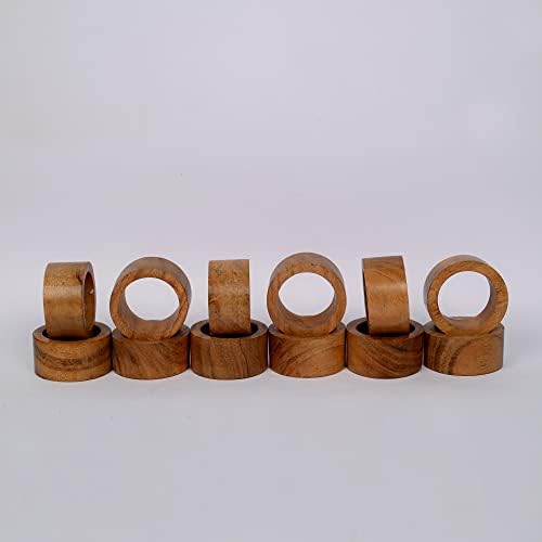 Elegant Acacia Napkin Rings