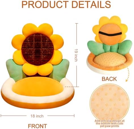 Cute Sunflower Chair Pillow for Home Decor Comfort