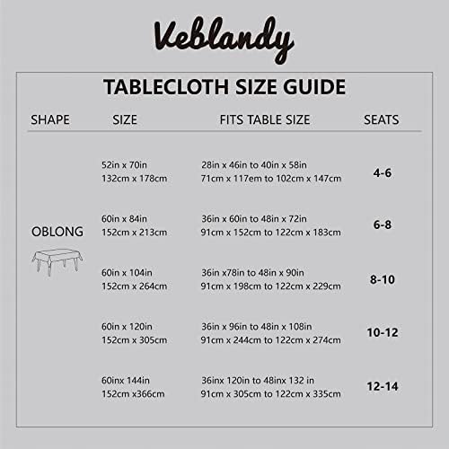 Stain-Resistant Water Resistant Rectangle Tablecloth 60x84 Sage Green