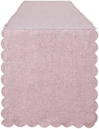 Perfect for Pink Cotton Table Runner for Kitchen Dining Tables