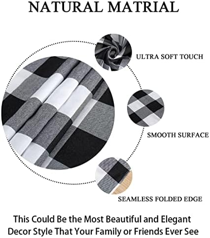 Beautiful Checked Square Tablecloth