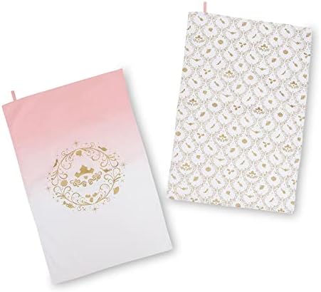 Disney Princess Tea Towel Set 2-Piece Dish Cloth
