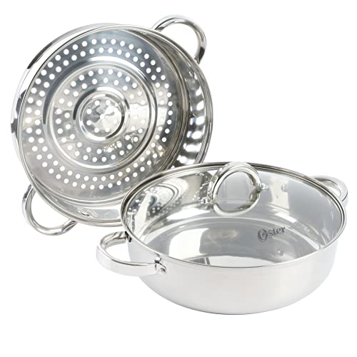 Oster Sangerfield 6 Qt Dutch Oven with Steamer Basket