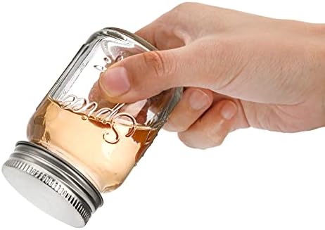 Coloch 30-Piece 4 Oz Glass Mason Spices Jars with Shaker Lids Labels