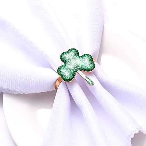 Uniquely Yours Shamrock Napkin Rings Set Style A
