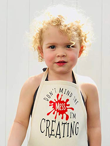 Back to School Apron Kids Smock for Cooking Painting and More