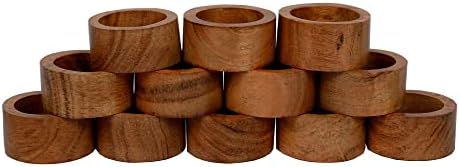 Elegant Acacia Napkin Rings