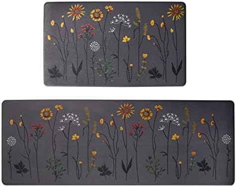 Rempry Colorful Kitchen Rugs 17x47 17x29