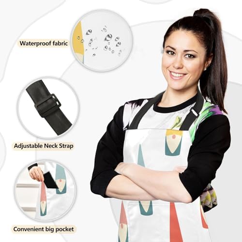 Adjustable Christmas Gnomes Kitchen Apron Set